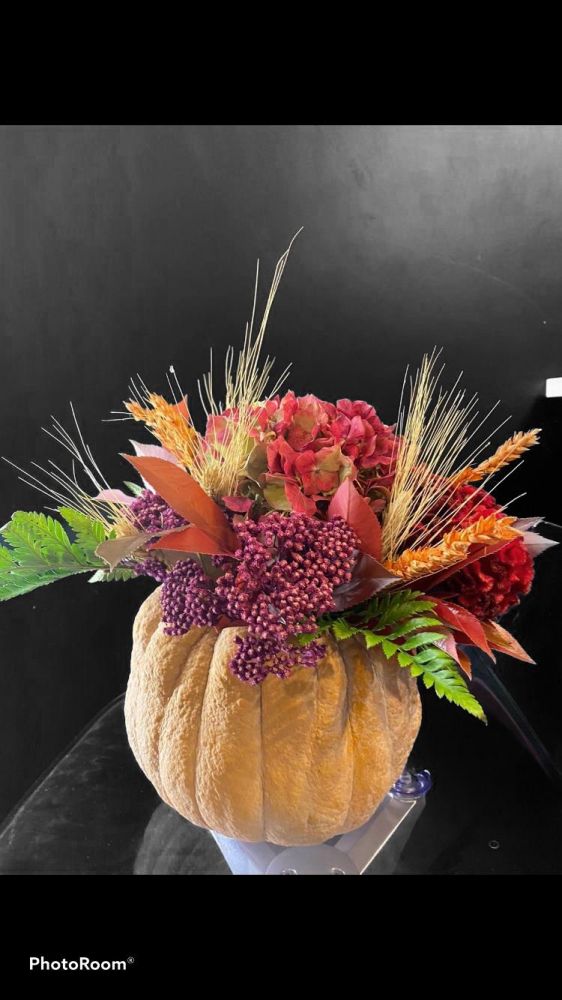 Composizione con zucca